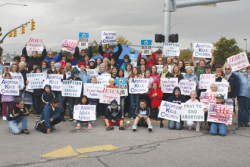 Pro-lifers give a voice to the unborn, pray for an end to abortion