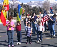 St. Olaf students participate in mini-Olympics