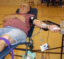 St. Ann parishioner gives his 100th unit