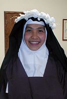 Carmelite nun receives the black veil, professes vows