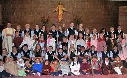 St. Vincent first graders celebrate the saints