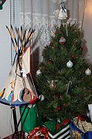 A Native American Christmas: horses and warriors