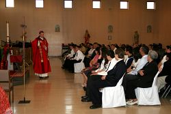 Bishop confirms eighth grade class in Orem