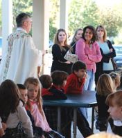 School dedicates pavilion for prayer, study, play