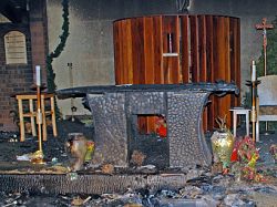  Early morning blaze damages St. Therese Church