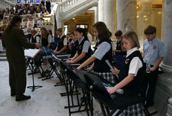 St. Vincent students perform at State Capitol