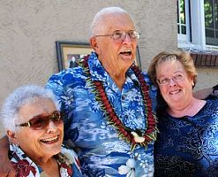 Guests from far and near celebrate Fr. Flegge