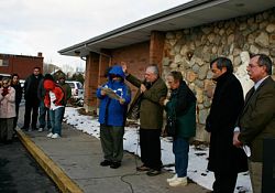 Fr. Martin Diaz holds ground breaking ceremony 