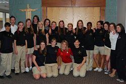 Girls Swim team wins 3A State Championship