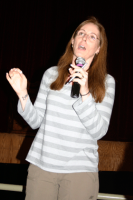 Students learn about author, writing techniques