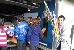 Saint Francis Xavier students help the homeless for the holidays