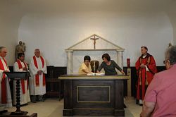 Little rock church restored at Saint Therese Parish