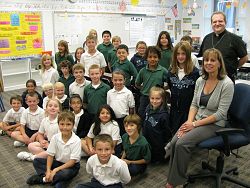 Saint John students learn about the Holy Trinity