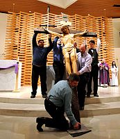 Saint Joseph the Worker parish carries the cross into new church