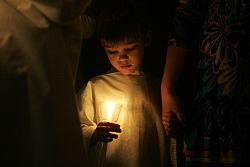 Easter symbols go from darkness to light