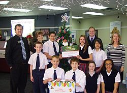 St. Francis Xavier students spread cheer to the wider community
