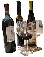 Sipping wine, raising funds