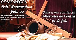 Lent begins