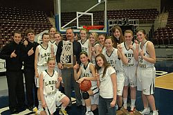 Lady Jayhawks make school history by taking first state basketball championship