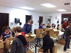 St. Vincent parents and students' 'Community Day of Service? 