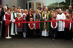 Saint Marguerite School is dedicated ahead of schedule