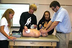 Catholic high school emergency response teams prepare for natural disasters and incidents