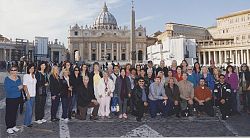 Pilgrims visit France and Italy