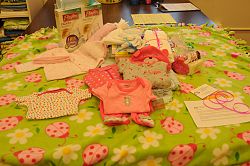 Items needed for St. Martha's Baby Project