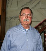 Tom Stevens receives the Madeleine Medal for service