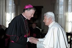 Diocese reacts to Pope's resignation