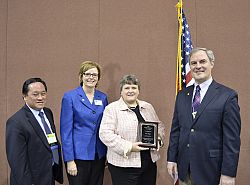 Anne Boyer receives Outstanding Elementary Music Educator of the Year award