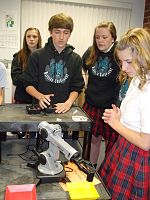 Robotics training at Blessed Sacrament School