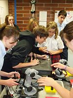 Robotics training at Blessed Sacrament School