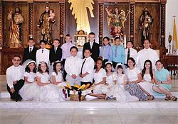 Saint George communicants come from around the world