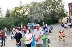 Parking lot Mass provides safe worship space while keeping parishioners united in faith