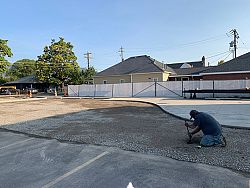 Expanden el estacionamiento de la parroquia, m&aacute;s lugares para estacionarse y mayor seguridad
