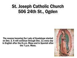 Feast of Our Lady of Guadalupe events