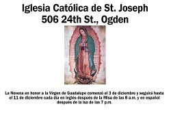 Celebraciones 2020 para la Virgen de Guadalupe