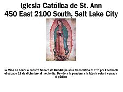 Celebraciones 2020 para la Virgen de Guadalupe