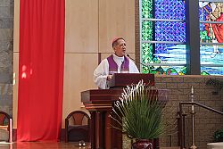 'Know, live and share our faith,' Bishop Solis tells the Elect during the Diocesan RCIA Lenten Retreat
