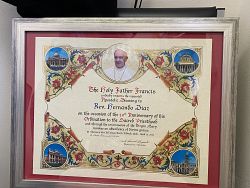 Father Hernando Diaz 50th Anniversary of Ordination 
