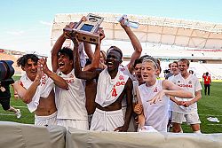 Bulldogs pull off a threepeat state win in 3A soccer