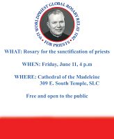 Diocese to participate in worldwide rosary for priests