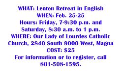 Magna parish's events to teach the faith, inspire