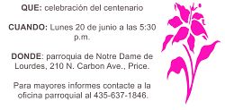 Parroquia de Notre Dame de Lourdes celebrar&aacute; centenario 
