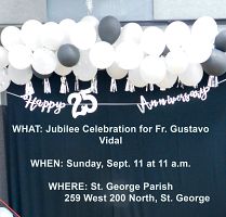 Fr. Vidal celebrates anniversary of ordination