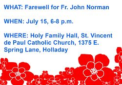 Three priests retire/Father John Norman