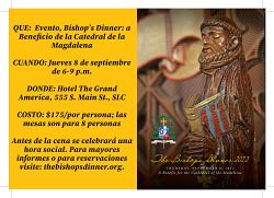 Cena de recaudaci&oacute;n de fondos Bishop's Dinner