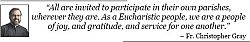 'As a Eucharistic people, we are a people of joy'