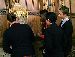 On field trip, students explore Utah's Catholic roots